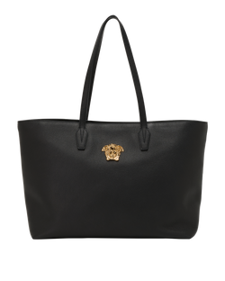 Medusa Tote, Leather, Black, MII, P, 3*